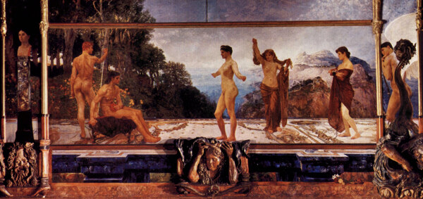 The judgement of Paris by Max Klinger